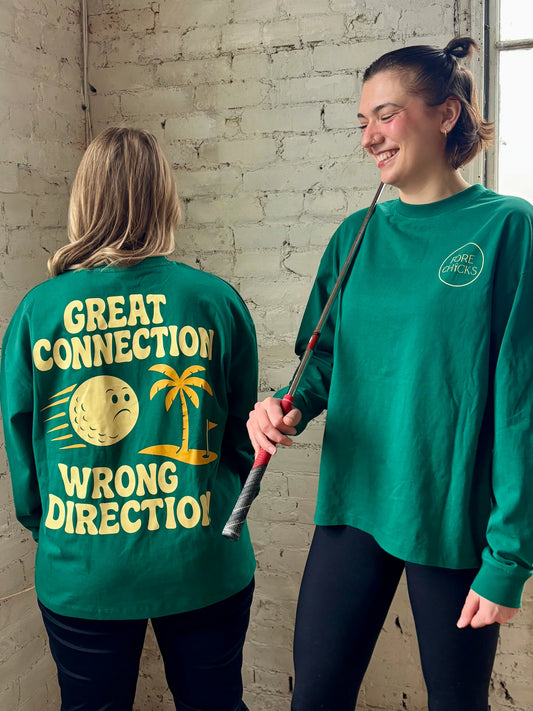 FORECHICKS - GREAT CONNECTION UNISEX L/S TEE