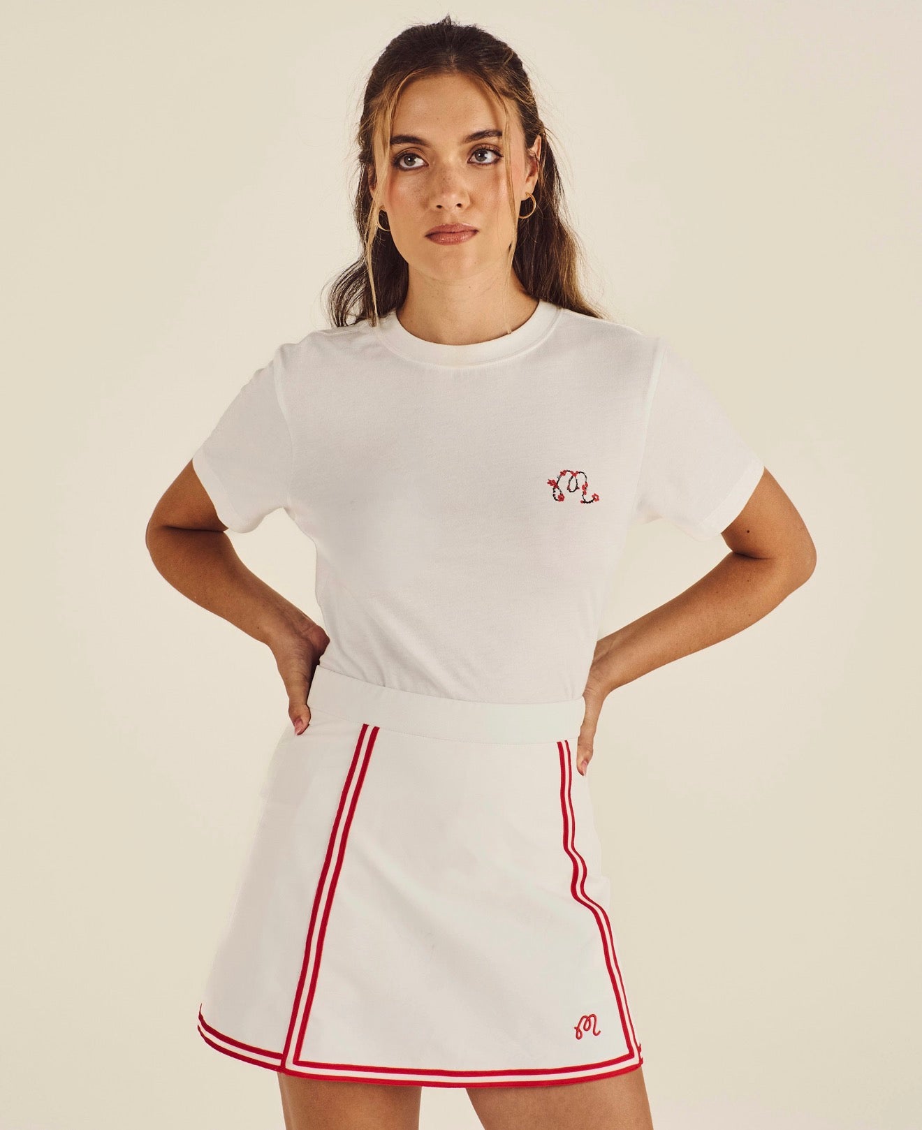 MALBON WOMENS BLOSSOM TEE
