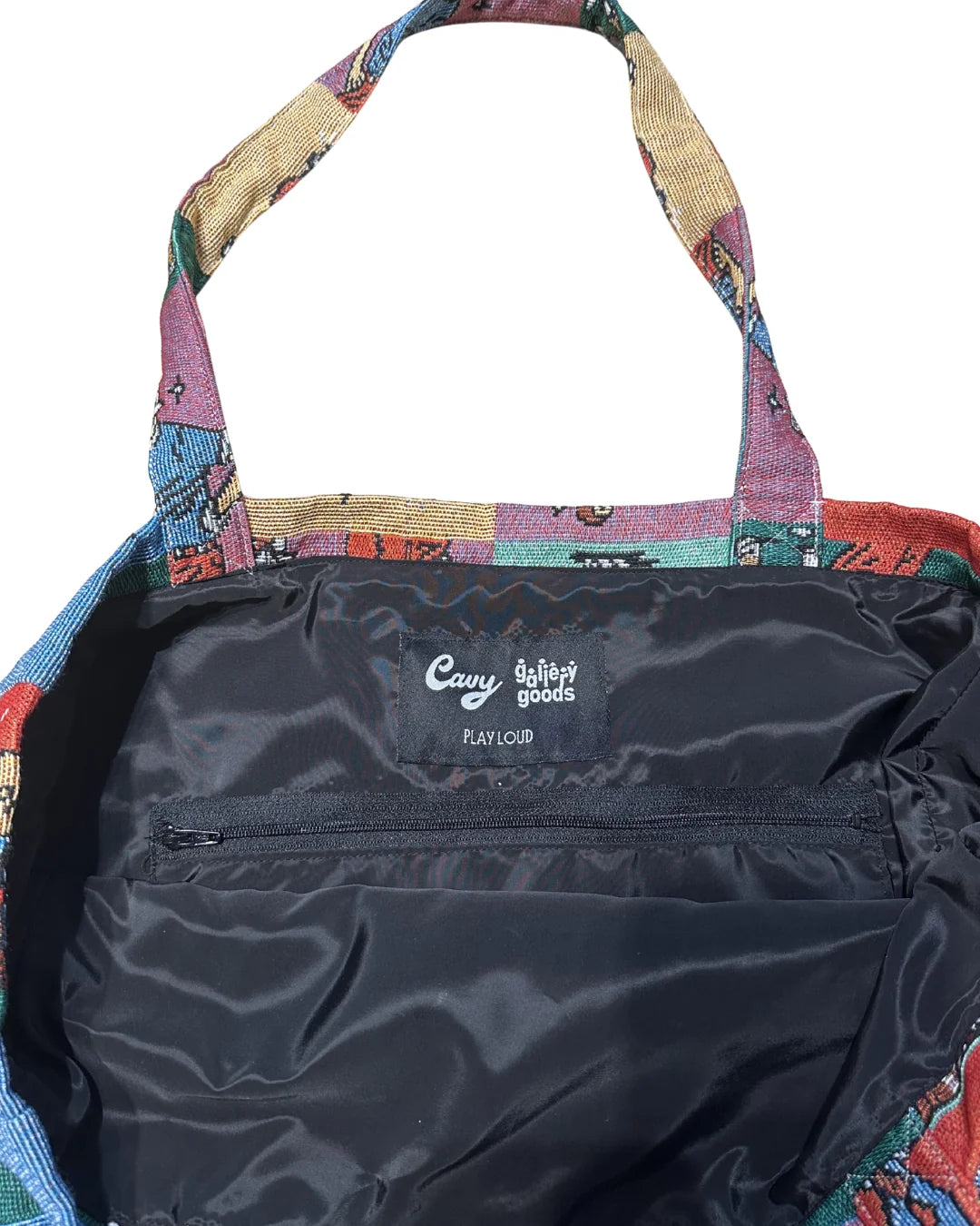 GALLERY GOODS X CAVY DESIGN ‘PLAY LOUD’ TOTE BAG