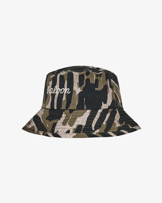 MALBON TOUR DIVOT CAMO BUCKET HAT