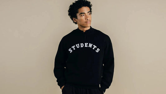STUDENTS GIOVANT KNIT 1/4 ZIP