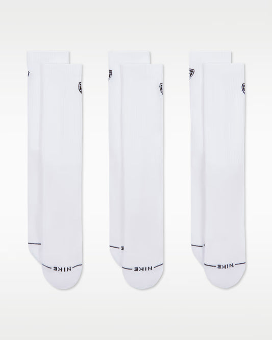 NIKE BADGE 3 PACK CREW SOCKS