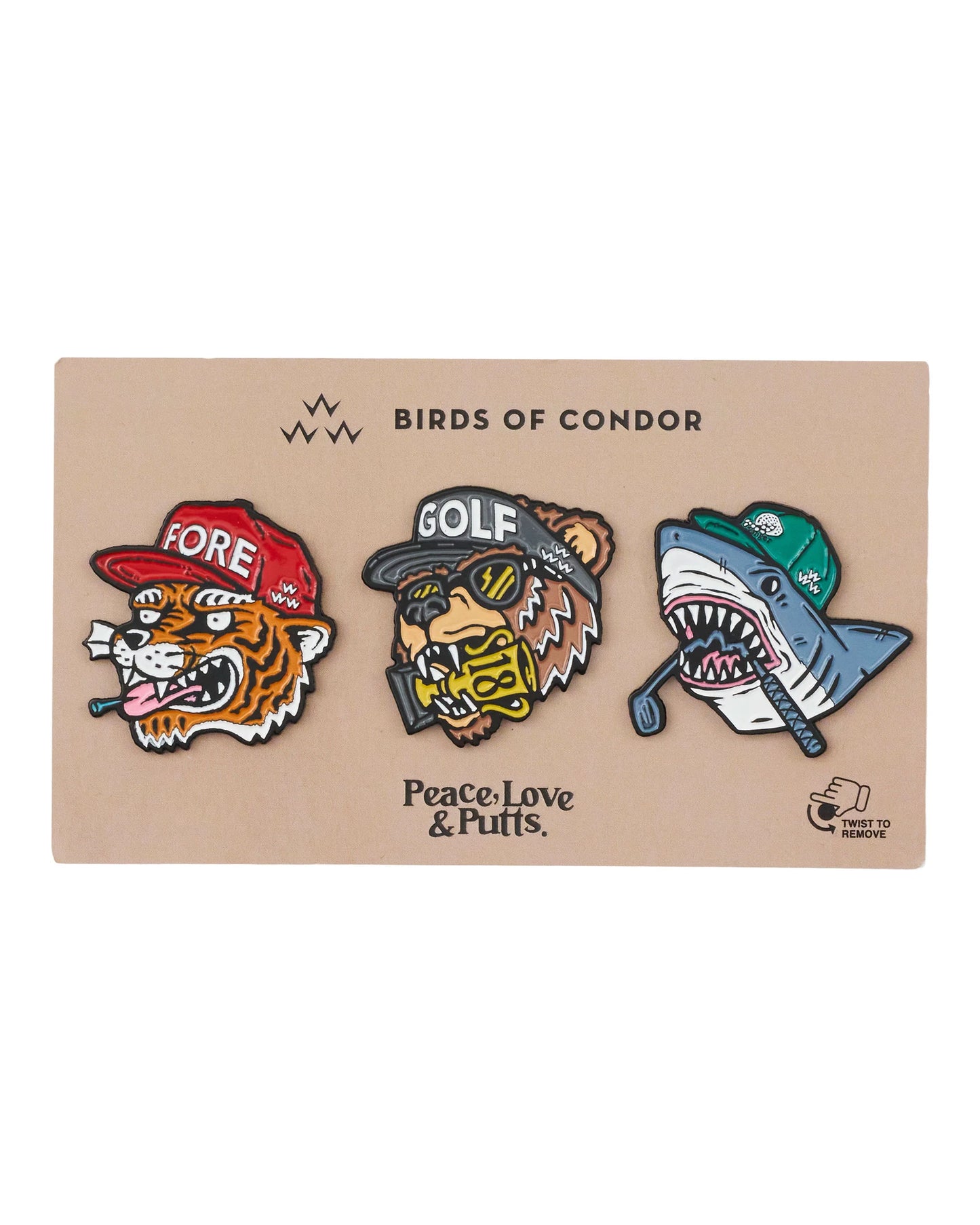 BIRDS - BALL MARKER 3 PACKS