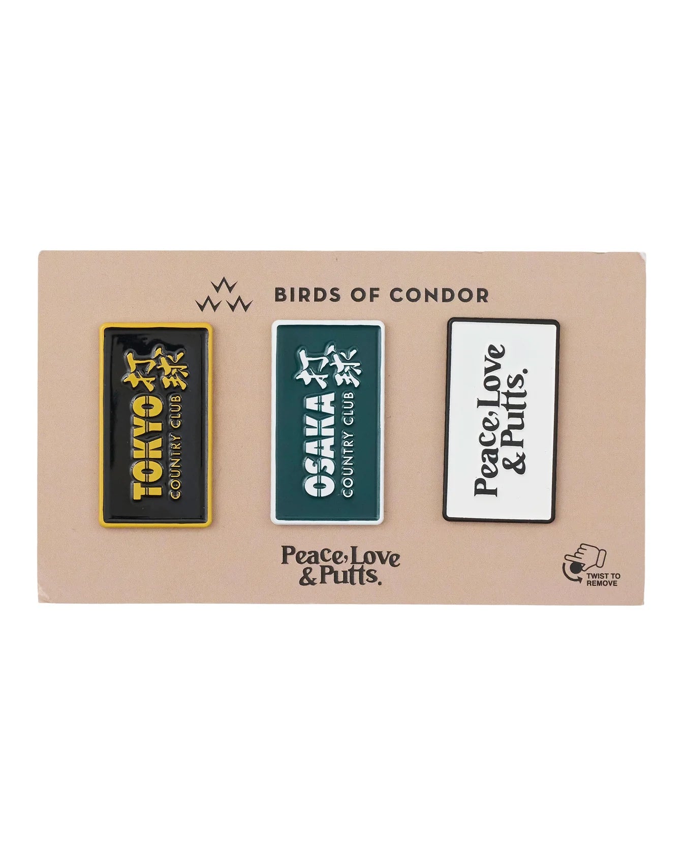 BIRDS - BALL MARKER 3 PACKS