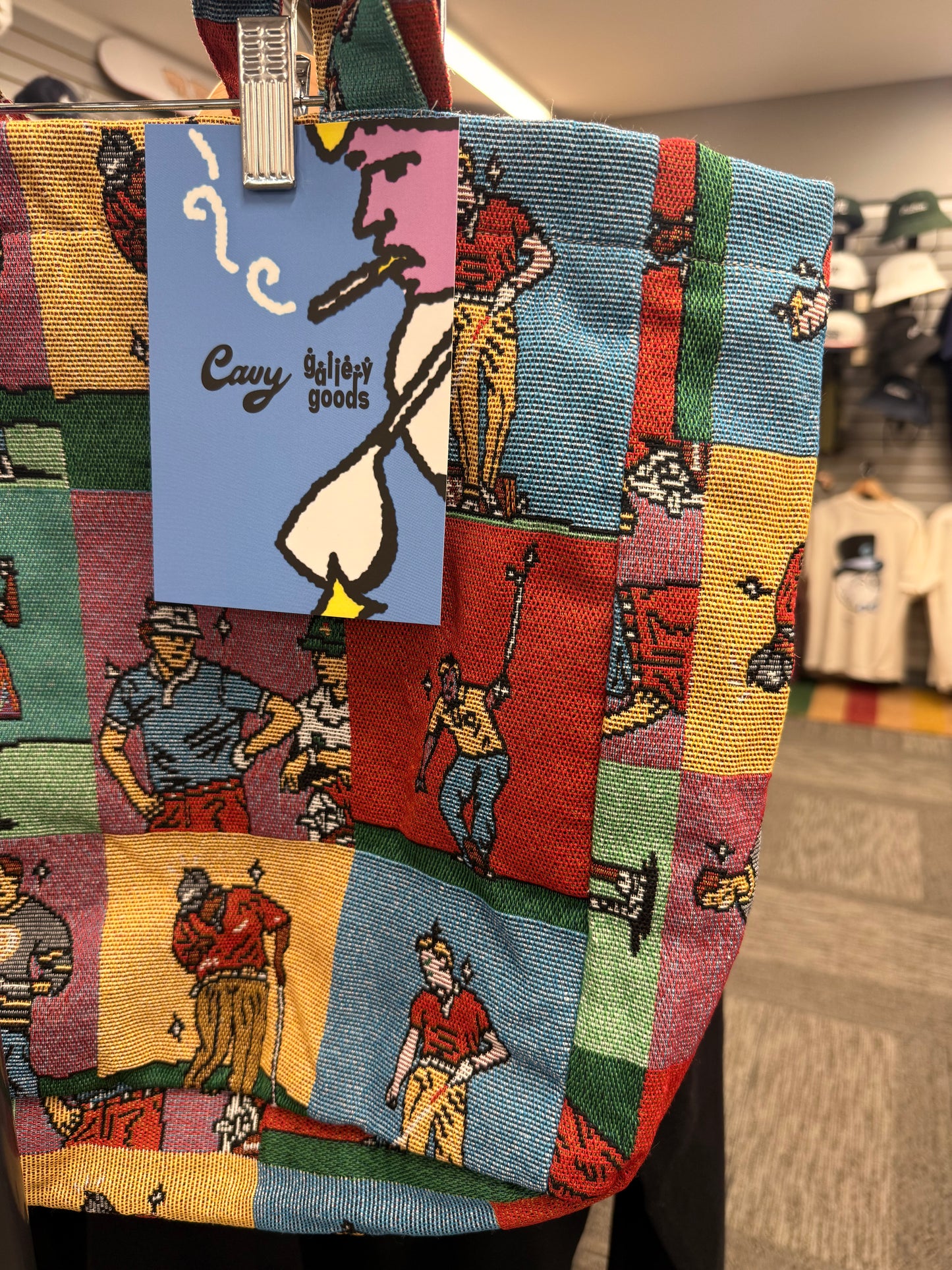 GALLERY GOODS X CAVY DESIGN ‘PLAY LOUD’ TOTE BAG