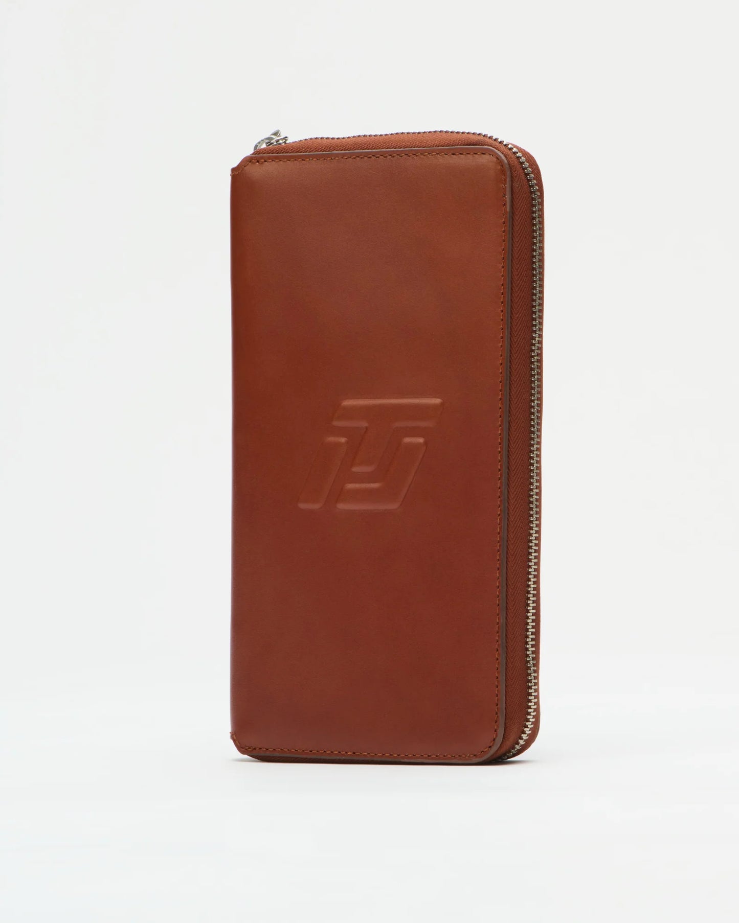 INSIDE THE LEATHER GLOVE WALLET - COGNAC