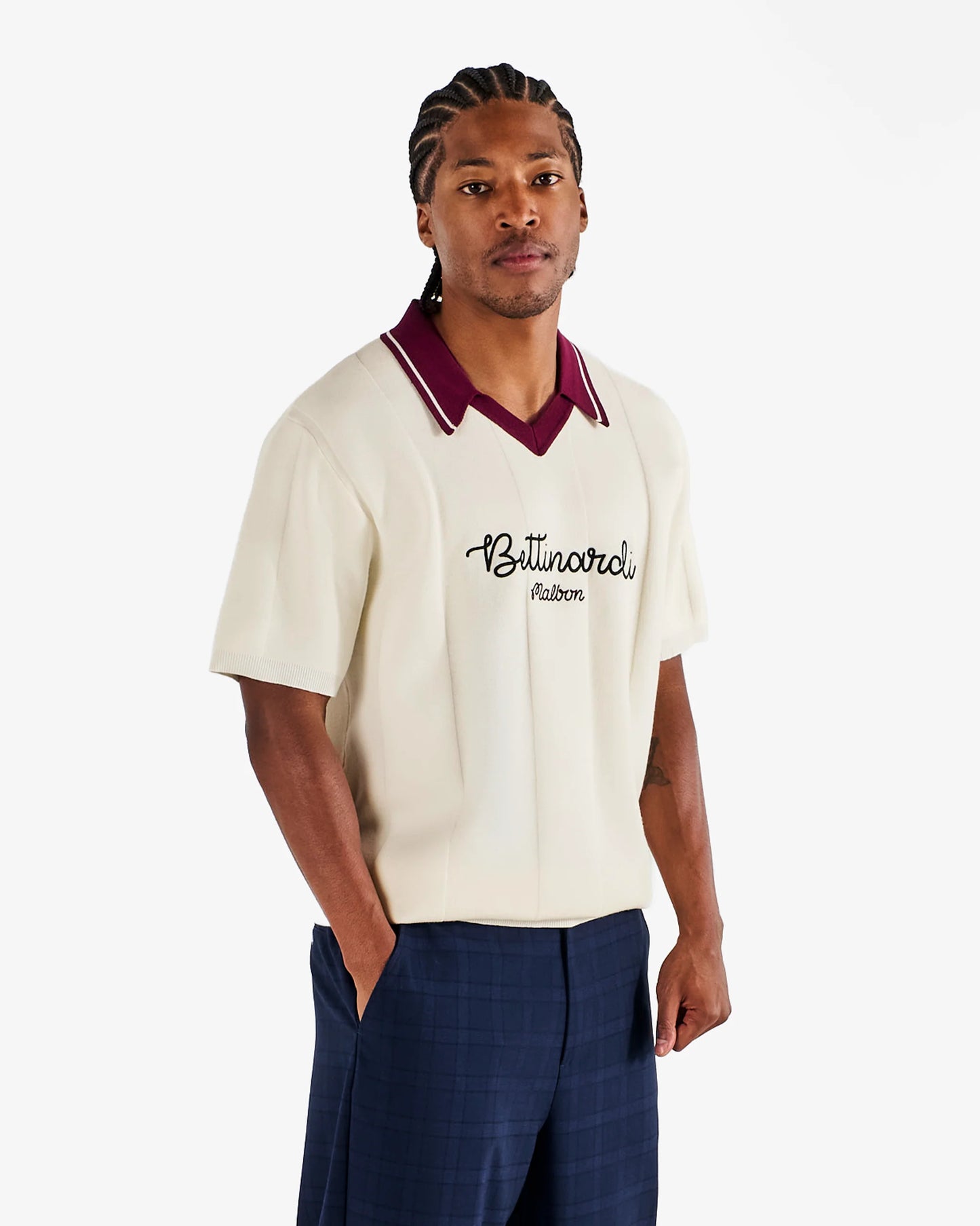 MALBON X BETTINARDI KNIT POLO
