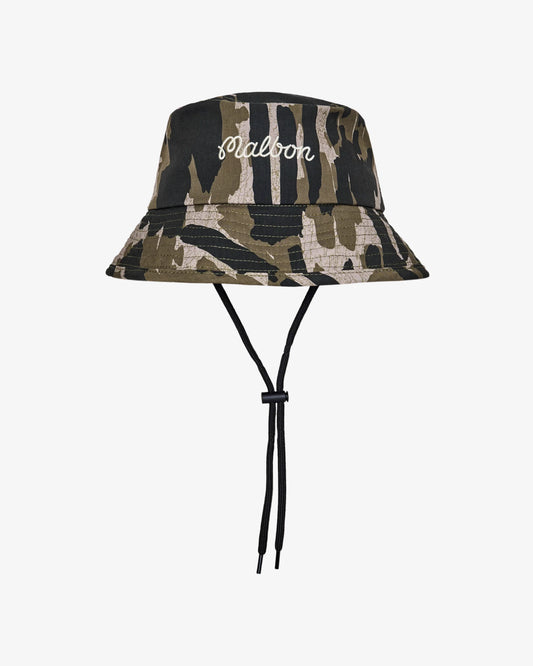 MALBON TOUR DIVOT CAMO BUCKET HAT
