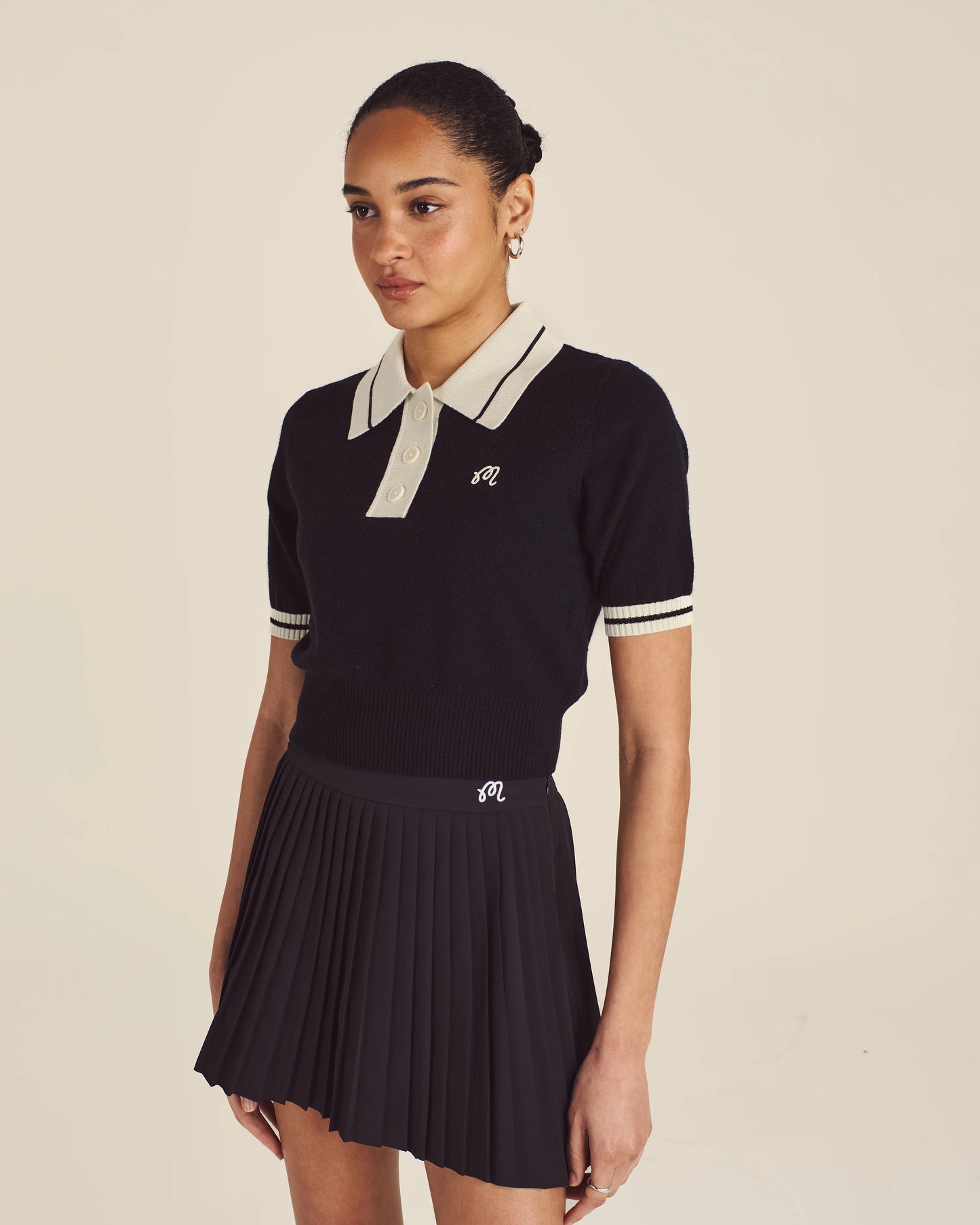 MALBON WOMENS MIKAYLA KNIT POLO