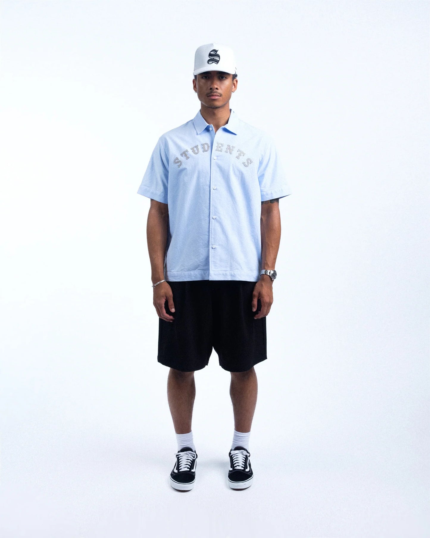 STUDENTS CRESCENT SS BUTTON UP
