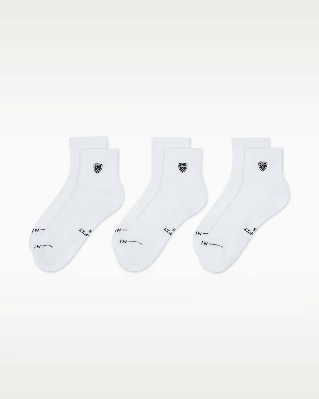 NIKE BADGE 3 PACK ANKLE SOCKS