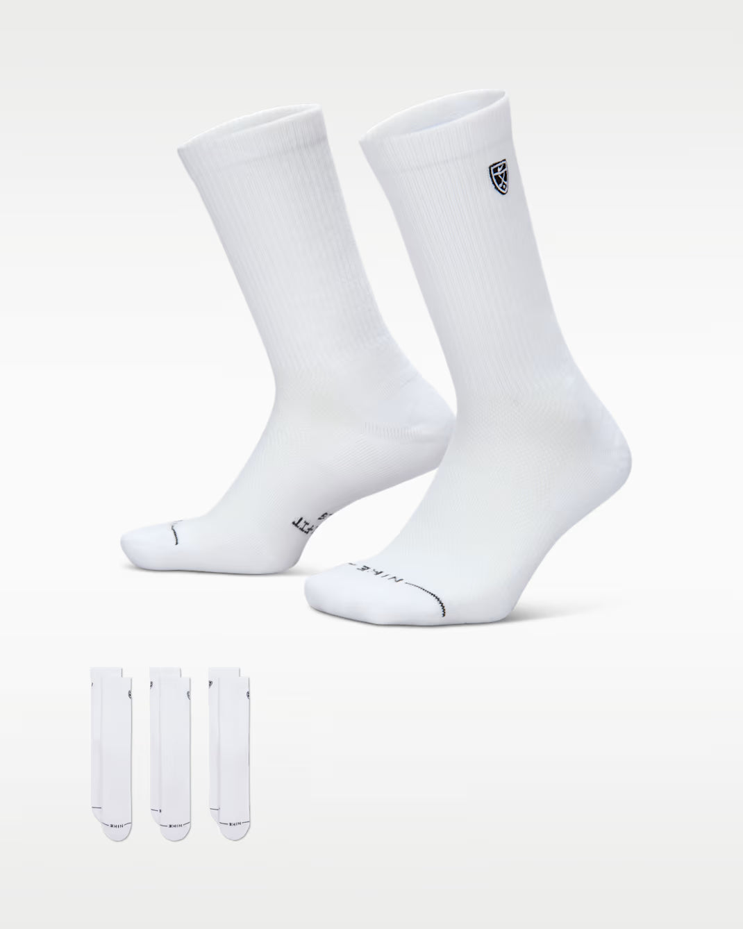 NIKE BADGE 3 PACK CREW SOCKS
