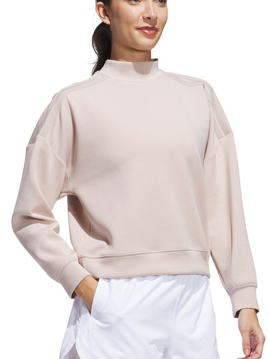ADIDAS WOMANS MOCK SWEATSHIRT